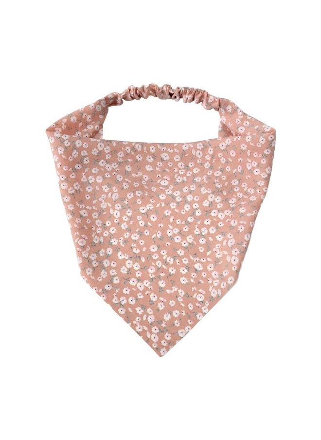yongsheng 5PCS Floral Elastic Hair Scarf Headband  Chiffon Head Kerchief Headband Floral Hair Scarves /Hair Clips Hair Bandanas  - Image 4
