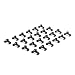 Olsa Tools Black SpringLoaded Ball Bearing Socket Clips 24Pack 14Inch Compatible with Olsa Socket Holders Part 1135 - Image 2