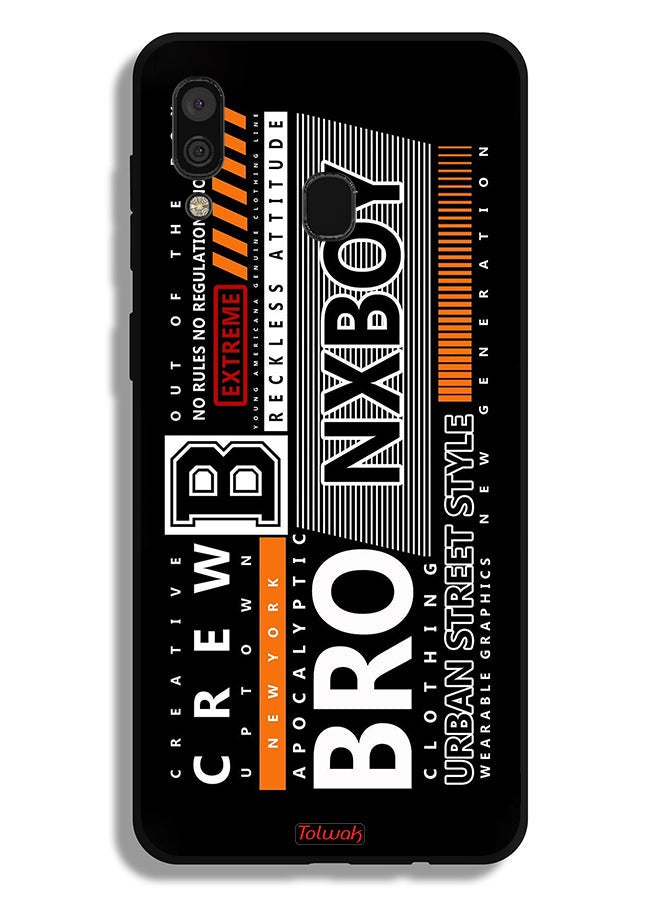 Tolwak Samsung Galaxy A20 Protective Case Cover Urban Street Style - Image 1