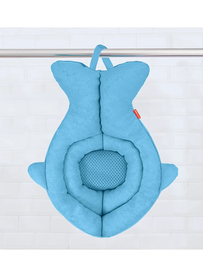 Skip Hop Baby Bath Tub, Newborn Softspot Sink Bather, Moby - Blue