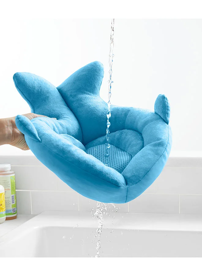 Skip Hop Baby Bath Tub, Newborn Softspot Sink Bather, Moby - Blue