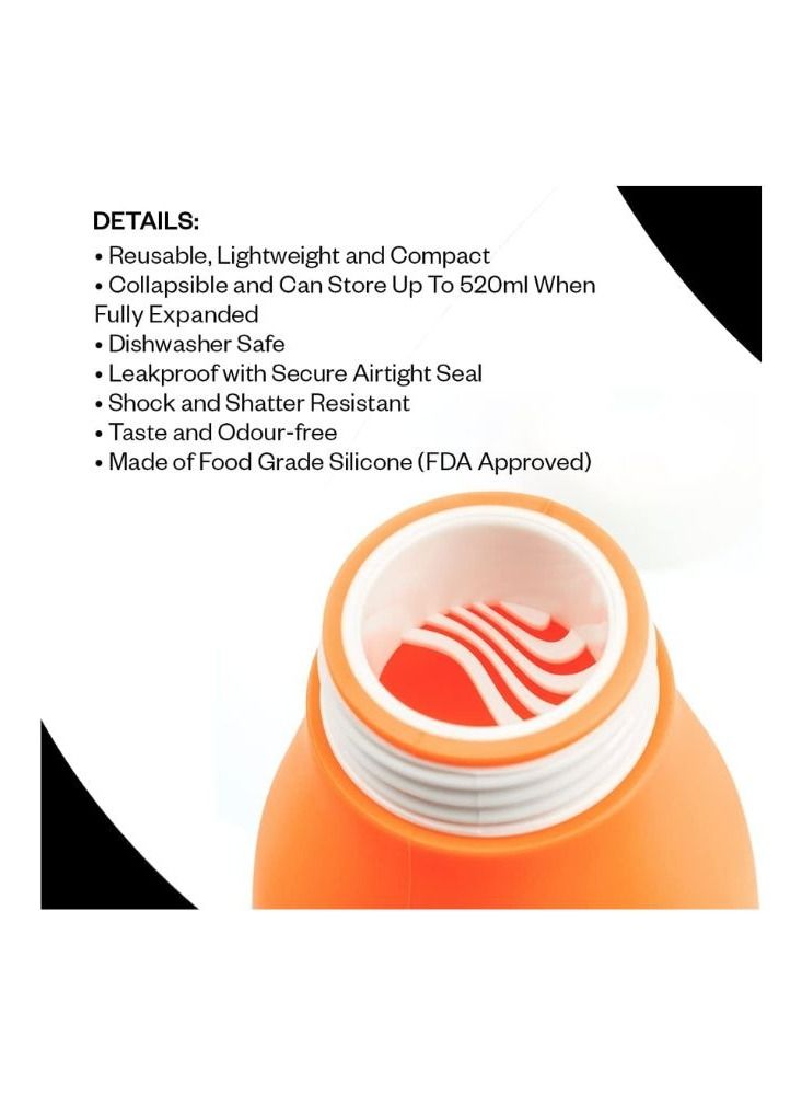 Jumble & Co Whippy Collapsible Silicone 520ml Bottle - Image 3