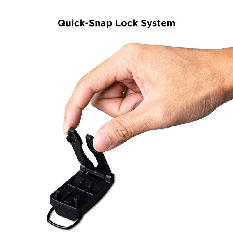 ALPAKA HUB Tactical Clip - EDC Gear Clips - MOLLE Accessories - HUB Keychain - Webbing Belt Clip with Locking Mechanism, Compatible HUB Ecosystem - Image 4