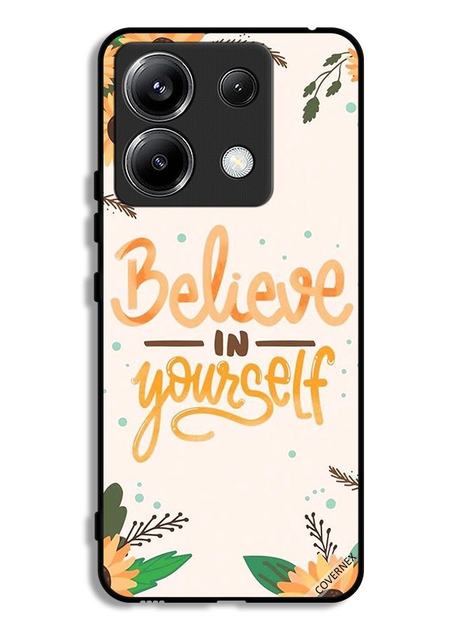 Covernex Xiaomi Poco X6 5G Protective Case Cover Believe In Yourself - Image 1