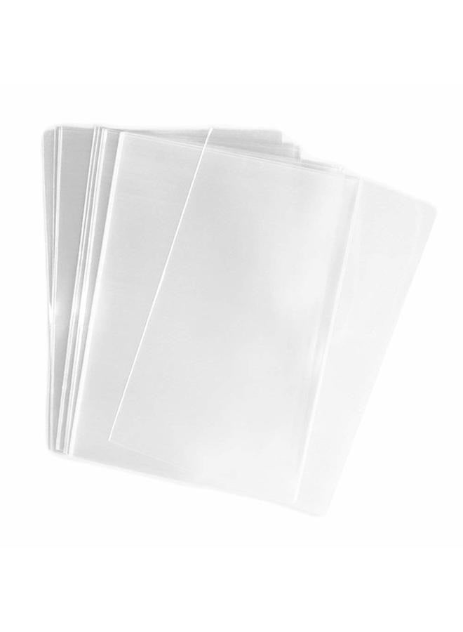 UNIQUEPACKING 100 Pcs 4 1/4 X 6 5/16 (O) Clear Flat Cellophane/Cello Bags Good for 4x6 Items by INC - Image 1