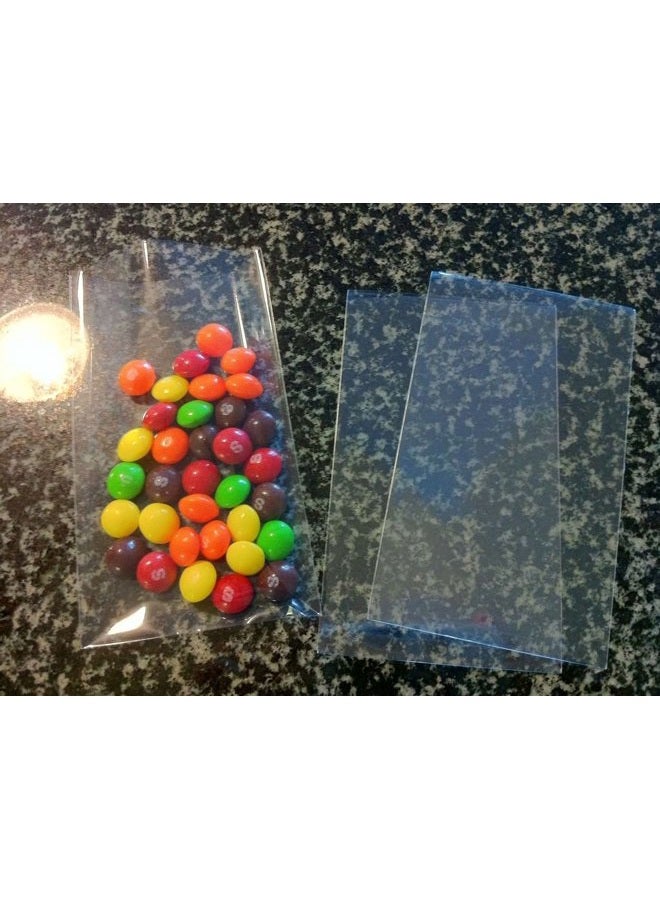 UNIQUEPACKING 100 Pcs 4 1/4 X 6 5/16 (O) Clear Flat Cellophane/Cello Bags Good for 4x6 Items by INC - Image 2