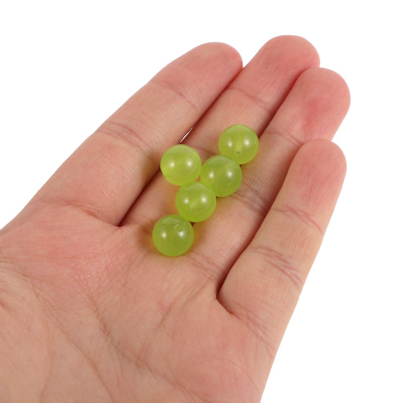 20pcs Natural Stone Beads for Jewelry Making Round Beads for Bracelets DIY Craft Beads Loose Spacer Beads for Necklace Making Colored DIY Beads for Keychain Making - Image 3