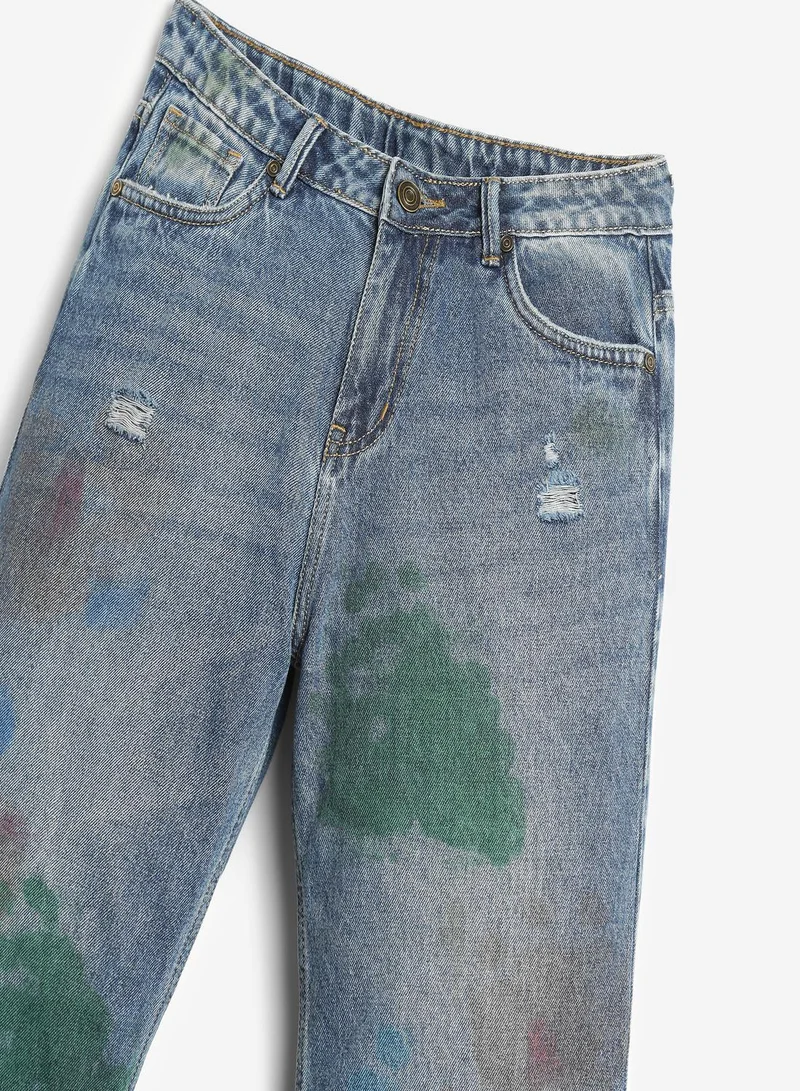 LILPICKS Medium And Blue Denim Jeans For Girls