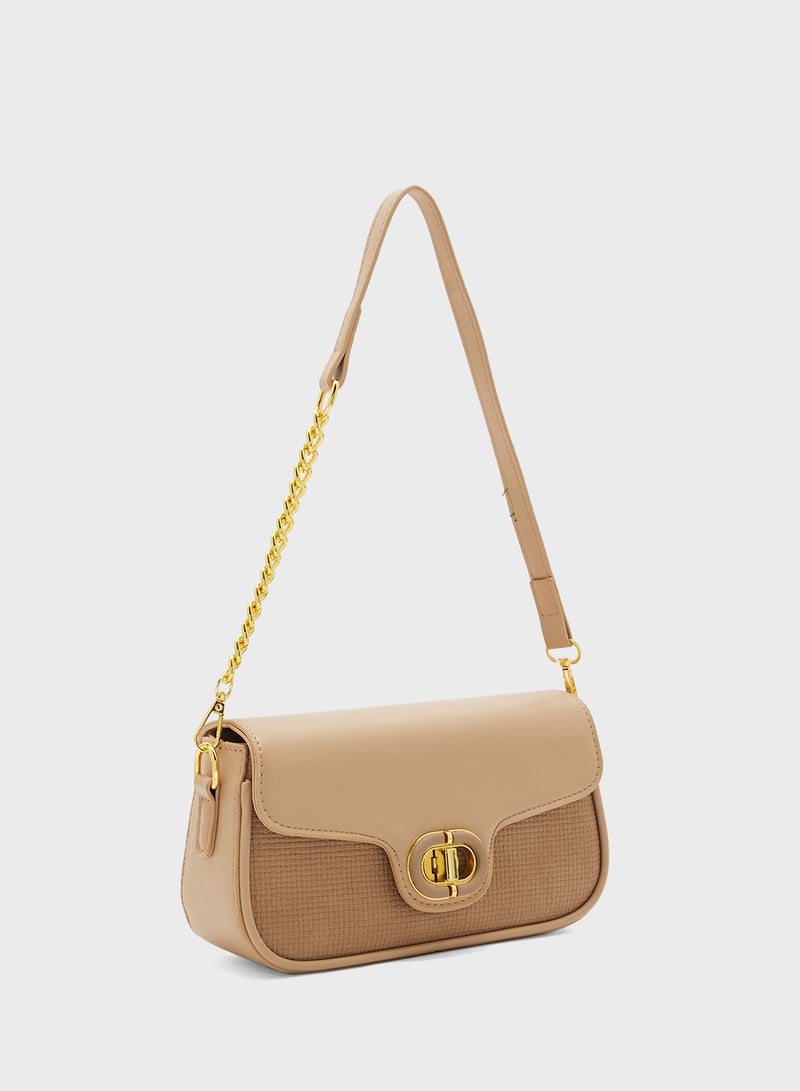 ELLA Chain Detail Strap Crossbody  - Image 3
