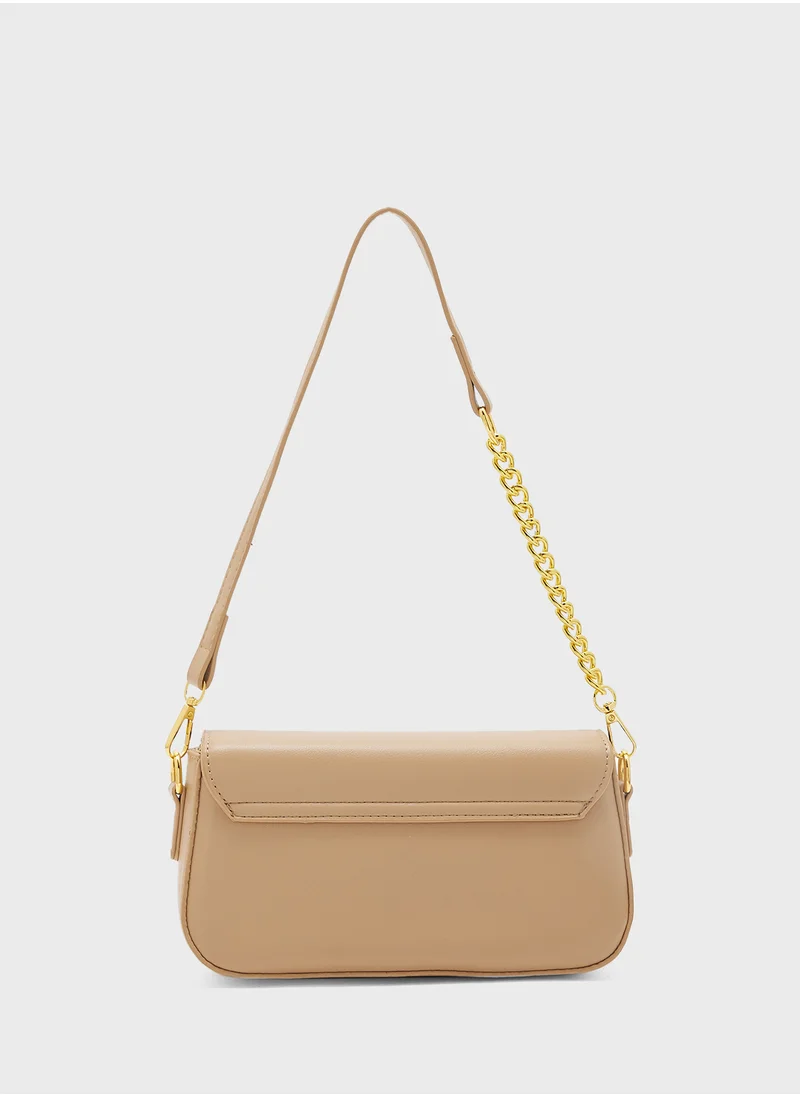 ايلا Chain Detail Strap Crossbody