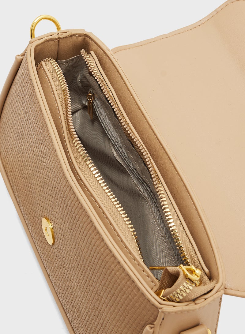 ELLA Chain Detail Strap Crossbody  - Image 5
