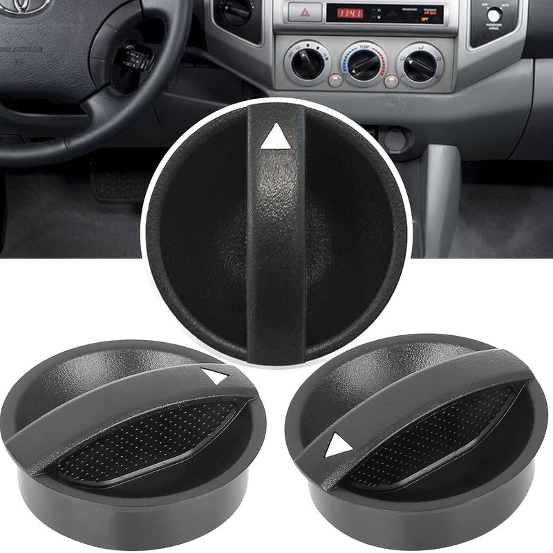 Danbojit 3 Pack Control Knob Fan Heater Tacoma Compatible with 2005-2011 Toyota Tacoma HVAC Control Knob Tacoma Heater Temperature HVAC Fan Control Knob 65551820A 758695 - Image 1