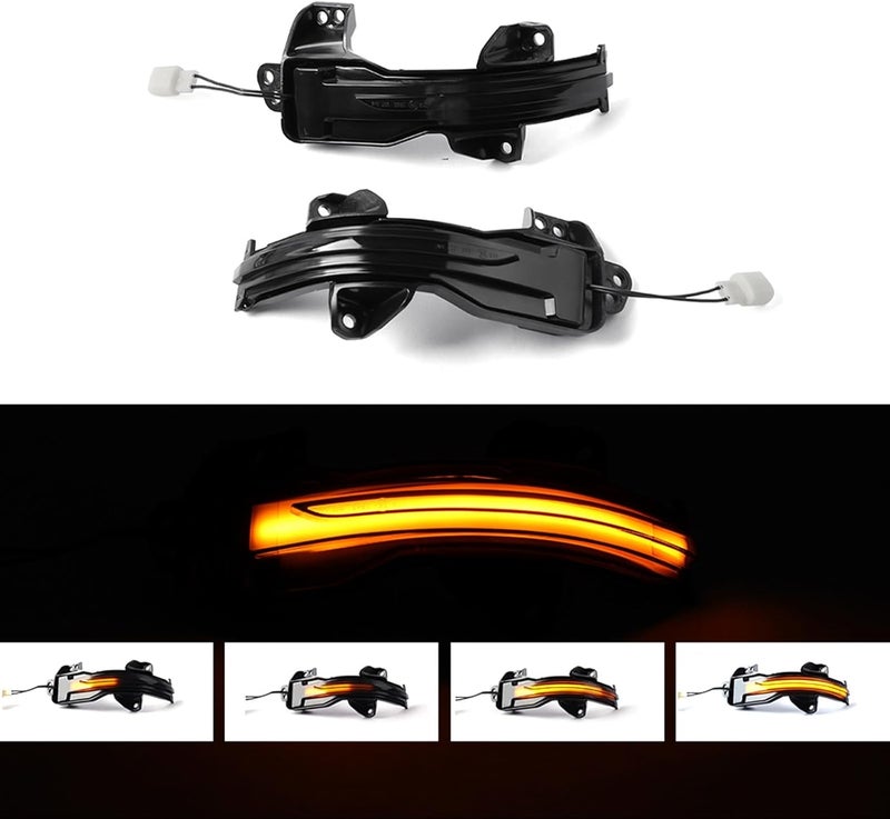 QASULER Dynamic Blinker Turn Signal Side Mirror Indicator Light - Image 5