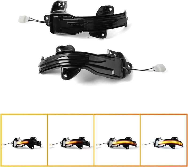 QASULER Dynamic Blinker Turn Signal Side Mirror Indicator Light - Image 4