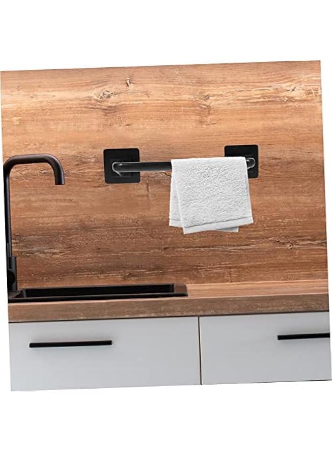 Storage -Mounted Towel Bar Towel Stand Dish Cloth Hanger Towel Racks Bath Towel Bar Bathroom Towel Holder Towel Hanger Wall Mount Towel Rack Tower Holder Hand Towel Bar - Image 4