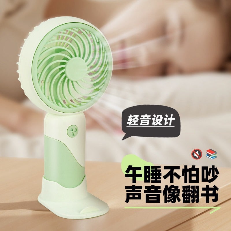 Handheld Portable Mini Fan Cartoon USB Rechargeable 3 Speed Desktop Fan Gift Wholesale - Image 3