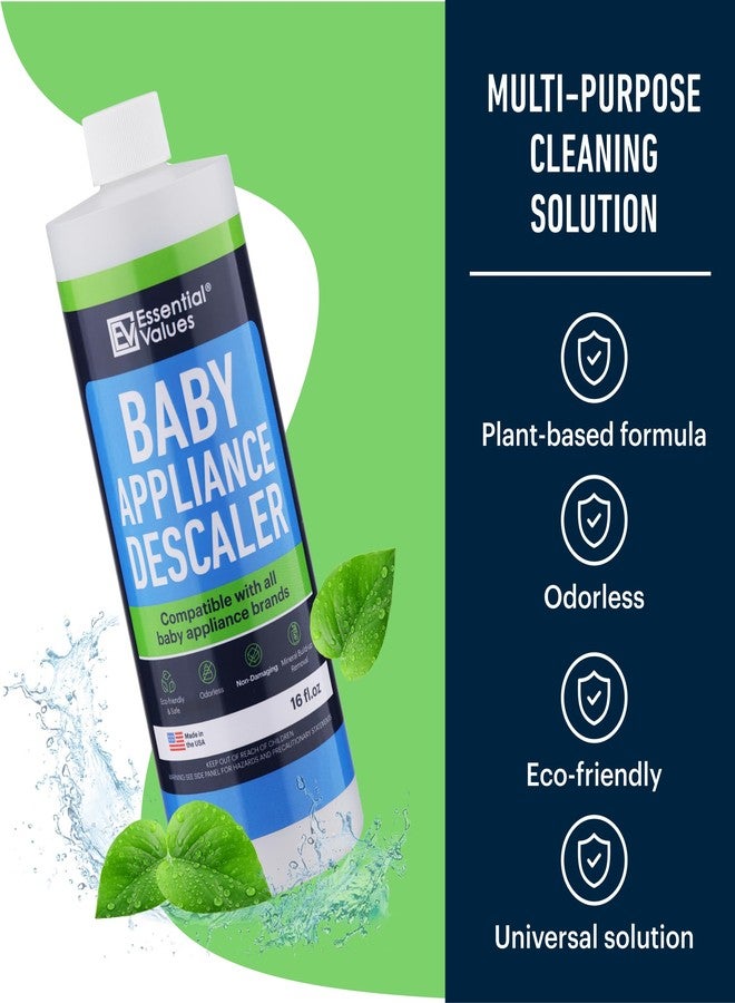 Essential Values Baby Appliance Descaler - Descaling Solution Compatible with Baby Brezza Philips Avent - Descale Your Appliances - Citric Acid Descaler 16 fl oz - Image 4