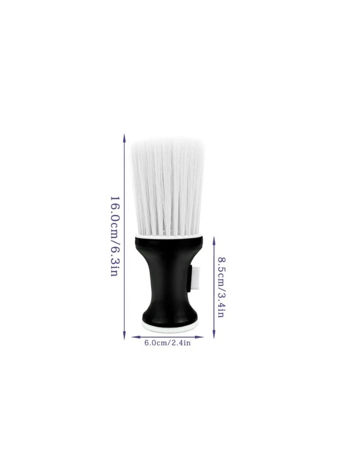 Black Barber Salon Powder Dispensing Neck Duster Brush - Image 3