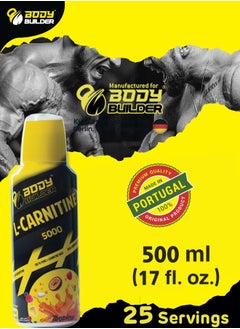 Body Builder L Carnitine 5000 Tropical Flavour 500ml  - Image 3