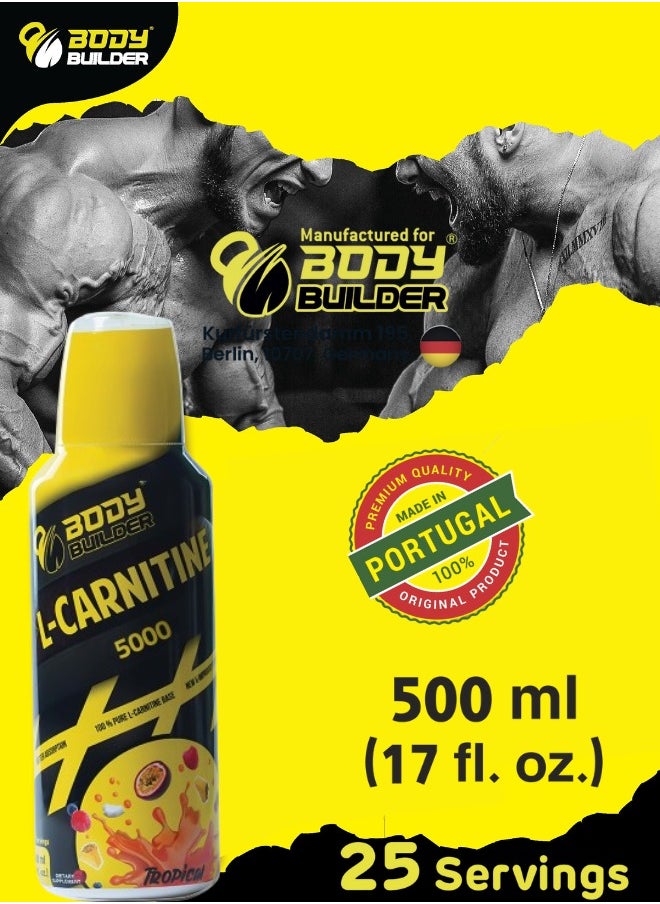 Body Builder - L Carnitine 5000 Tropical Flavour 500ml - Image 1