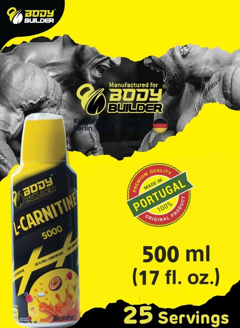 Body Builder L Carnitine 100000 Tropical Flavour 500ml | Best Price UAE