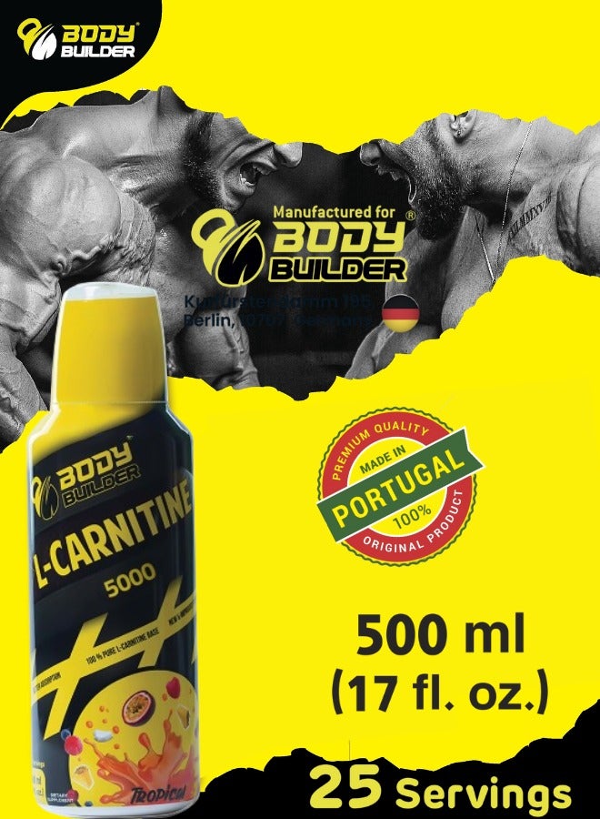Body Builder L Carnitine 5000 Tropical Flavour 500ml - Image 4