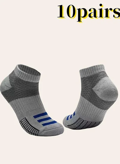 Take Two Pack of 10 - Graphic Print Crew Socks