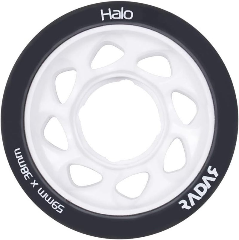 Riedell Radar Wheels Halo Roller Skate Wheels - 4 Pack of 38mm x 59mm - Image 2