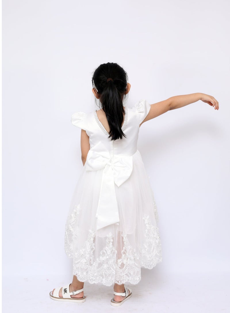 D'Daniela Lace Trimmed Dress - Image 2