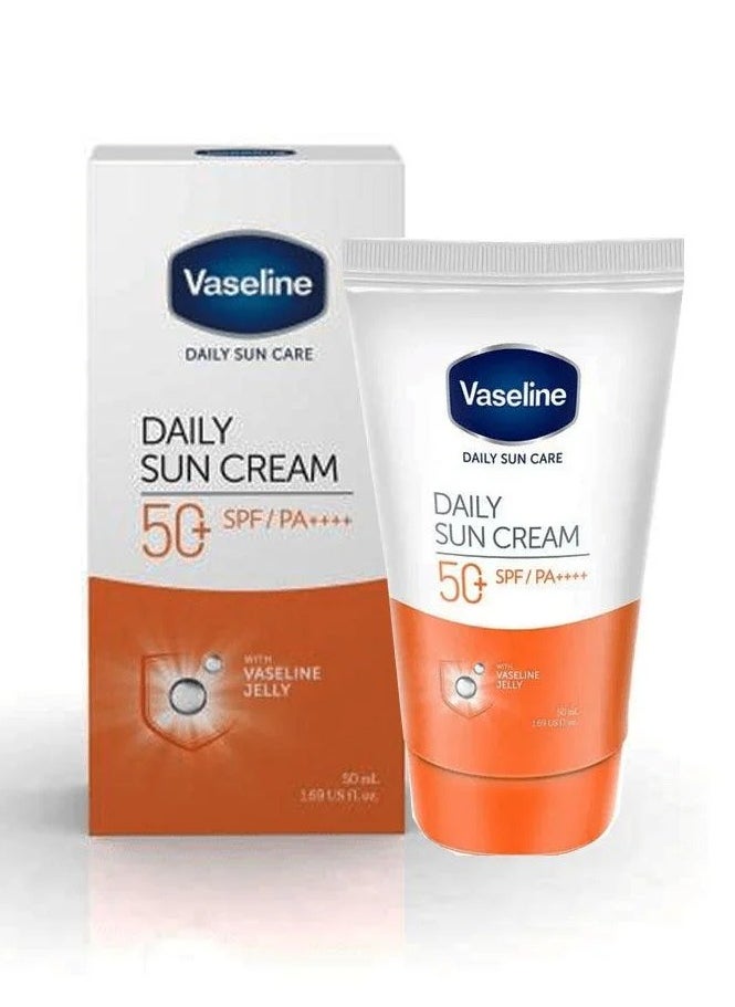 Vaseline Daily Protection Sunscreen Cream - 50 ml  - Image 1