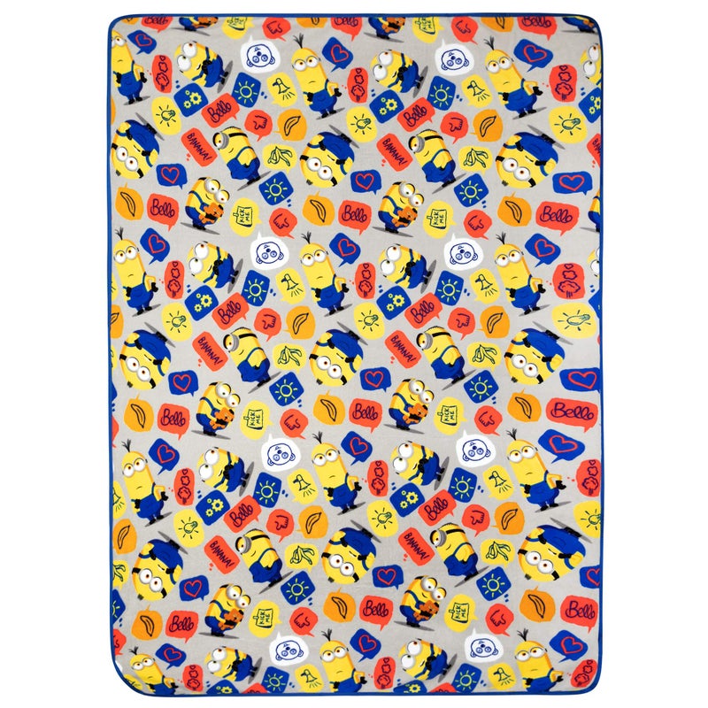 Franco Kids Bedding Super Soft Plush Throw Blanket, 46 in x 60 in, Minions The Rise Of Gru - Image 5