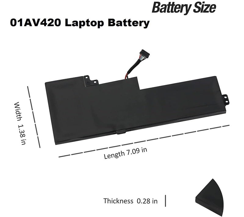 WISTAR 01AV420 01AV421 Laptop Battery for Lenovo ThinkPad T470 T480 A475 A485 Ryzen 5 Pro ThinkPad 25 Anniversary Edition TP25 14 Inch 01AV489 01AV419 SB10K97578 SB10K97577 SBSB10K997576 - Image 4