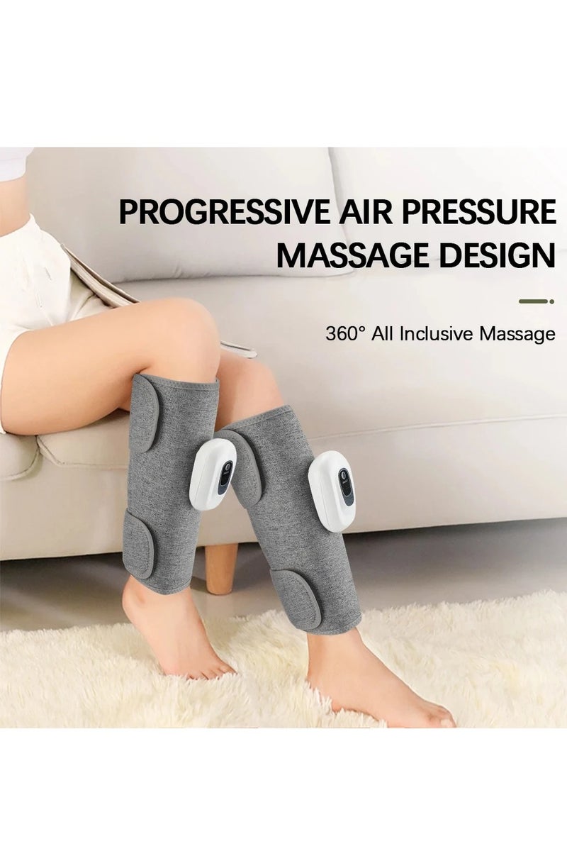 1 Pcs Electric Leg Massager Wireless Rechargeable Air Compression Leg Calf Massage for Relax Leg Muscles 360° Air Pressure Leg Massage - Image 2