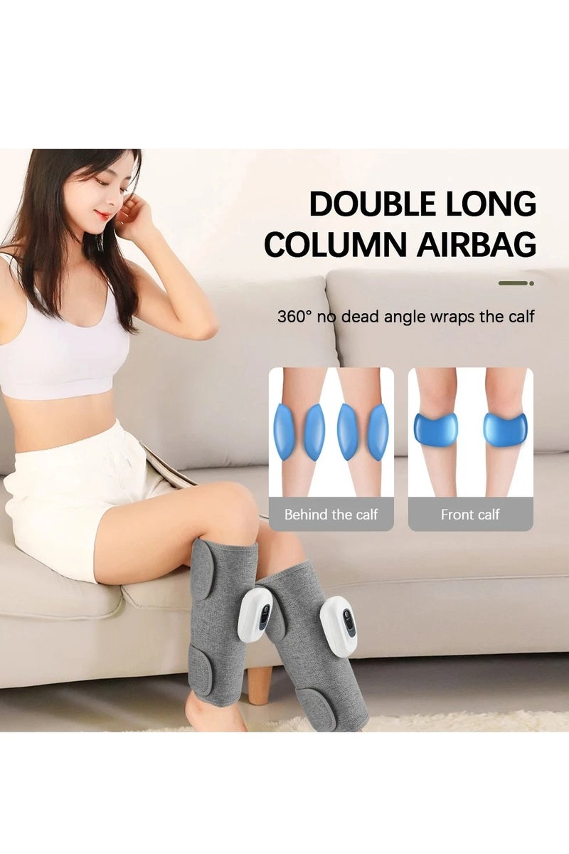 1 Pcs Electric Leg Massager Wireless Rechargeable Air Compression Leg Calf Massage for Relax Leg Muscles 360° Air Pressure Leg Massage - Image 3