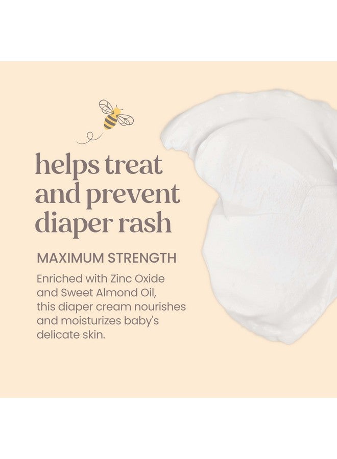 Burt's Bees Christmas Gifts, Baby Diaper Rash Ointment, Maximum Strength, 40% Zinc Oxide, 100% Natural Origin, Pediatrician Tested Stocking Stuffers, Net Weight 3 Oz , Pack Of 2 - Image 3
