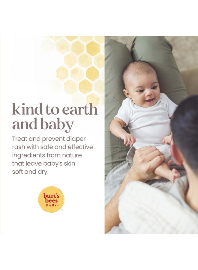 Burt's Bees Christmas Gifts, Baby Diaper Rash Ointment, Maximum Strength, 40% Zinc Oxide, 100% Natural Origin, Pediatrician Tested Stocking Stuffers, Net Weight 3 Oz , Pack Of 2 - Image 5