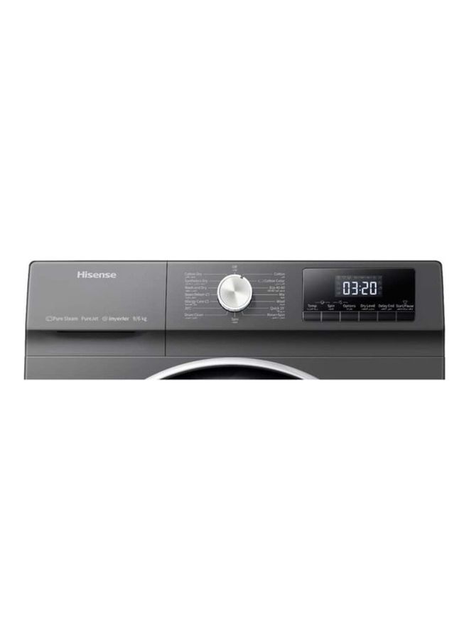Hisense 9Kg Front Load Washer Dryer 9/6 Kg, 1400 RPM 9 kg WDQY9014EVJMT Grey - Image 3