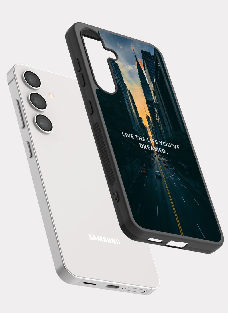 PXLAAT Samsung Galaxy S24 case cover English Quote - Image 2