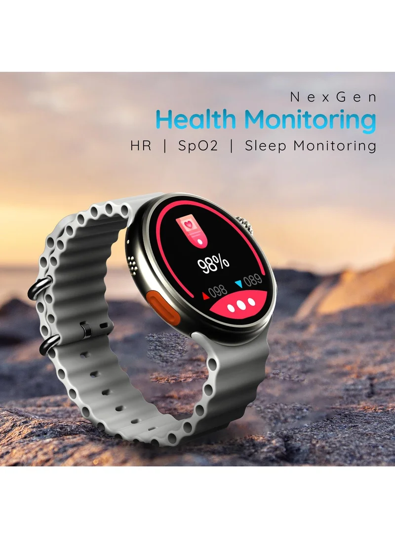 Pebble Forte 1.50" HD Infinite Display, BT Calling, Health Suite, Multi Sports, Premium Built, Alaram & Notification