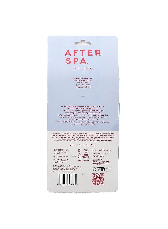 AfterSpa, Exfoliating Wash Cloth, 1 Wash Cloth - Image 2