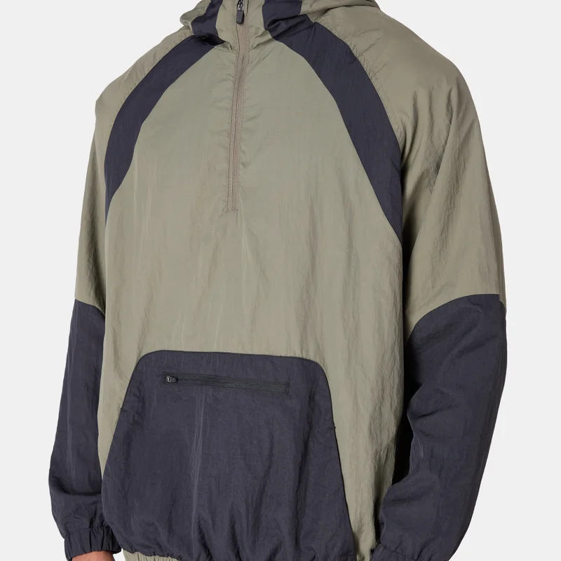 Sun and Sand Sports Grey Men's 1/4-Zip Jacket for Men | Best Price UAE