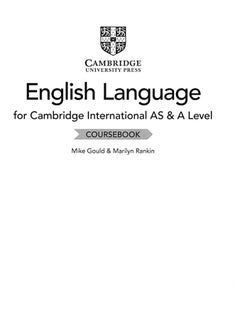 كتاب دورة اللغة الإنجليزية لمستويي AS وA من كامبريدج الدولية  - Image 2