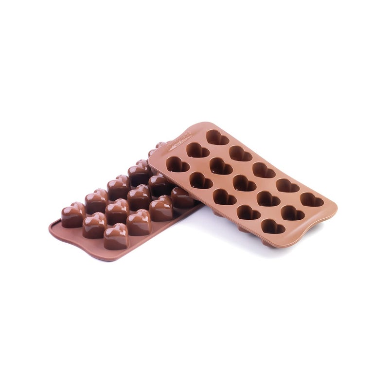 Silikomart Silicone Easy Chocolate Mold Hearts