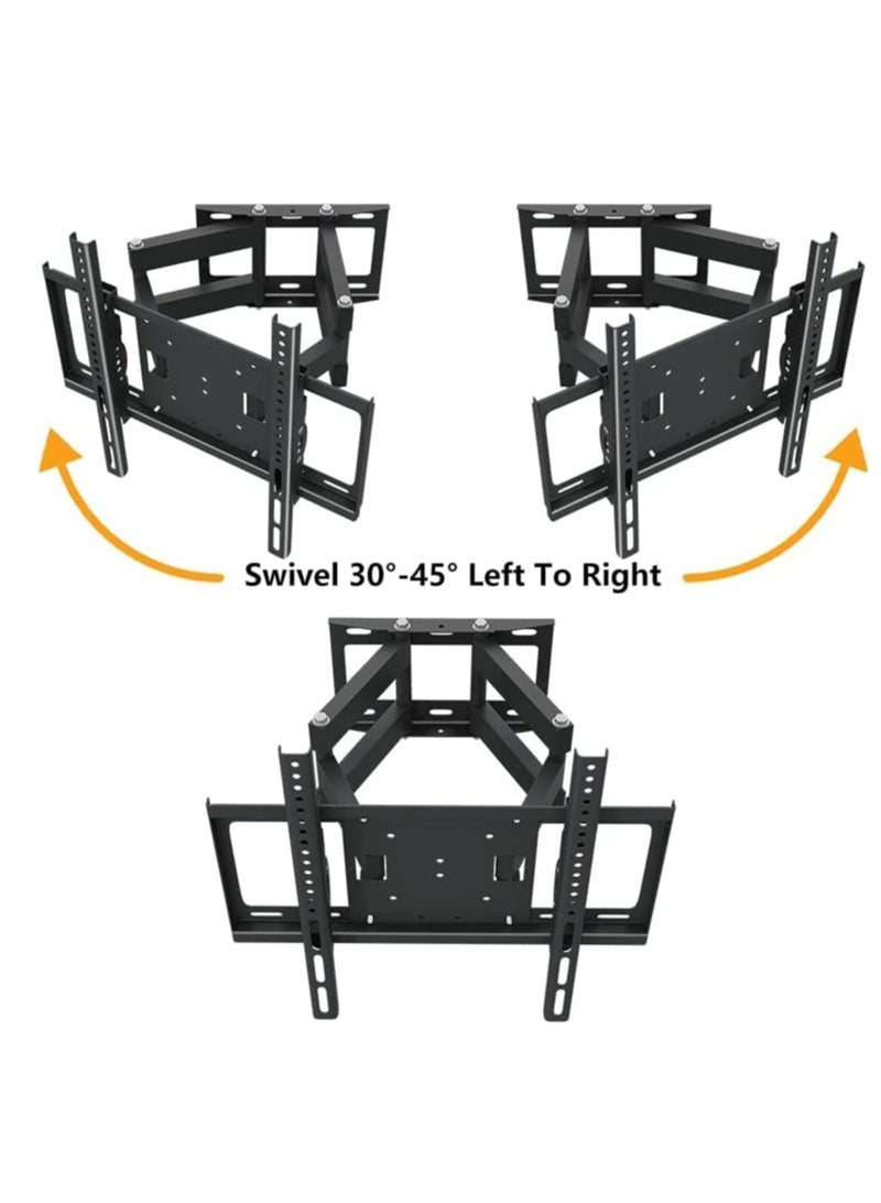 ELTRAZONE TV Stand/Television Stands for 26-75 Inch TV. Wall Mount TV Stand with Rugged Double Arm Bracket, Standard Load-bearing 26"-55", Maximum size 75 inch, Universal TV Stand Holds Up to 40kg - Image 5