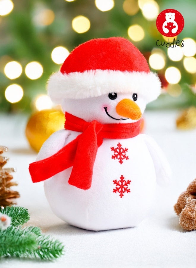 Cuddles Collectible Xman Snowman Plush (Gift plush toys for Boys and Girls) 24cm - Image 1