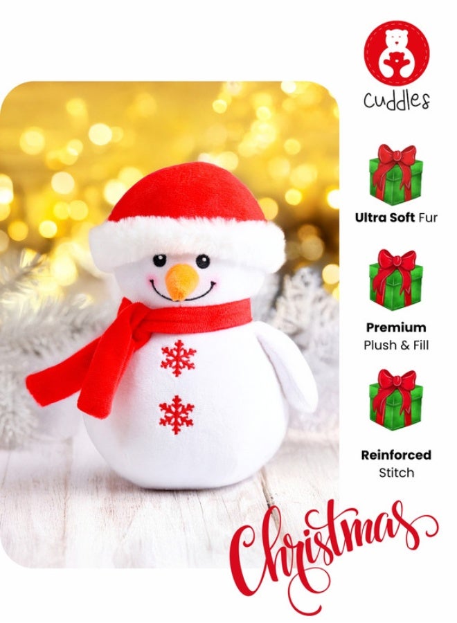 Cuddles Collectible Xman Snowman Plush (Gift plush toys for Boys and Girls) 24cm - Image 3