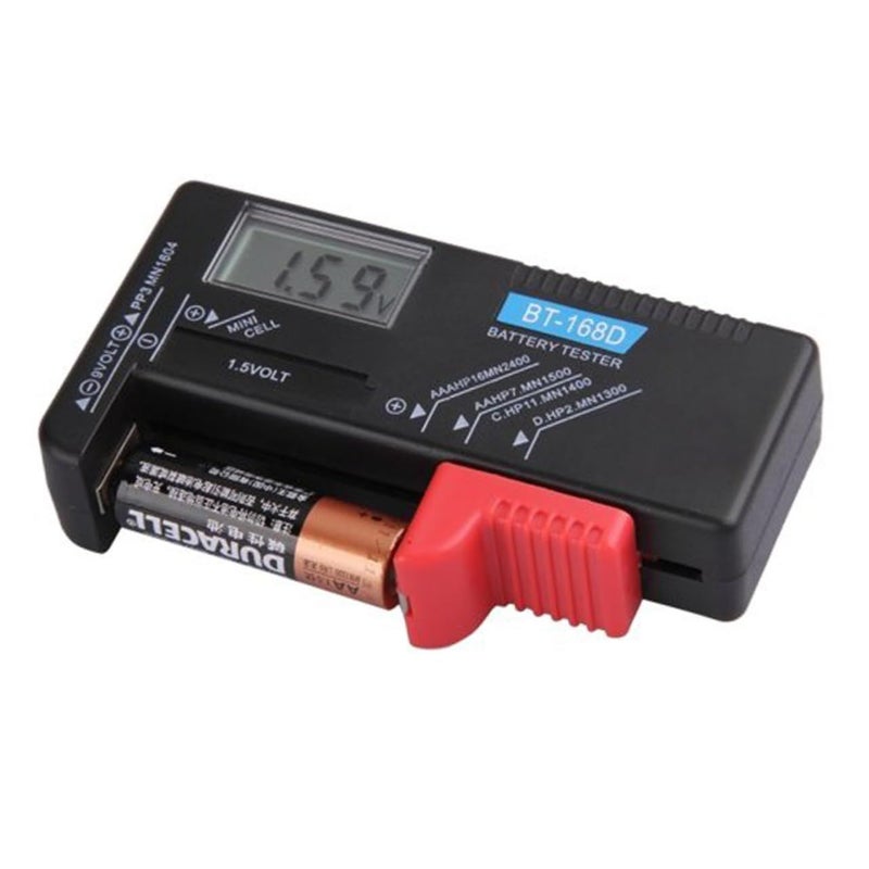 Digital LCD Battery Tester For AA AAA 9V Button Cell Voltage Display Easy Read - Image 2