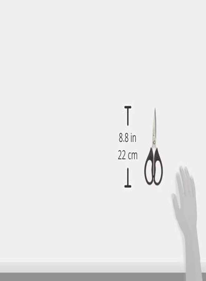 Sabatier 5091702 All Purpose High Carbon Stainless Steel Shears with Non-Slip Soft Grip Handle, Assorted - Image 2