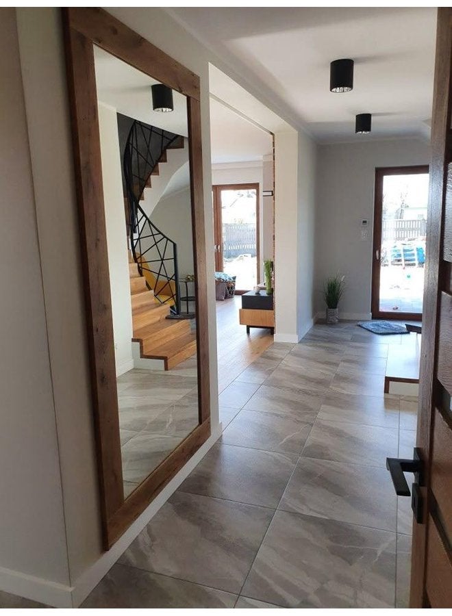 Stand Mirrors Brown  3X180X90 Cm