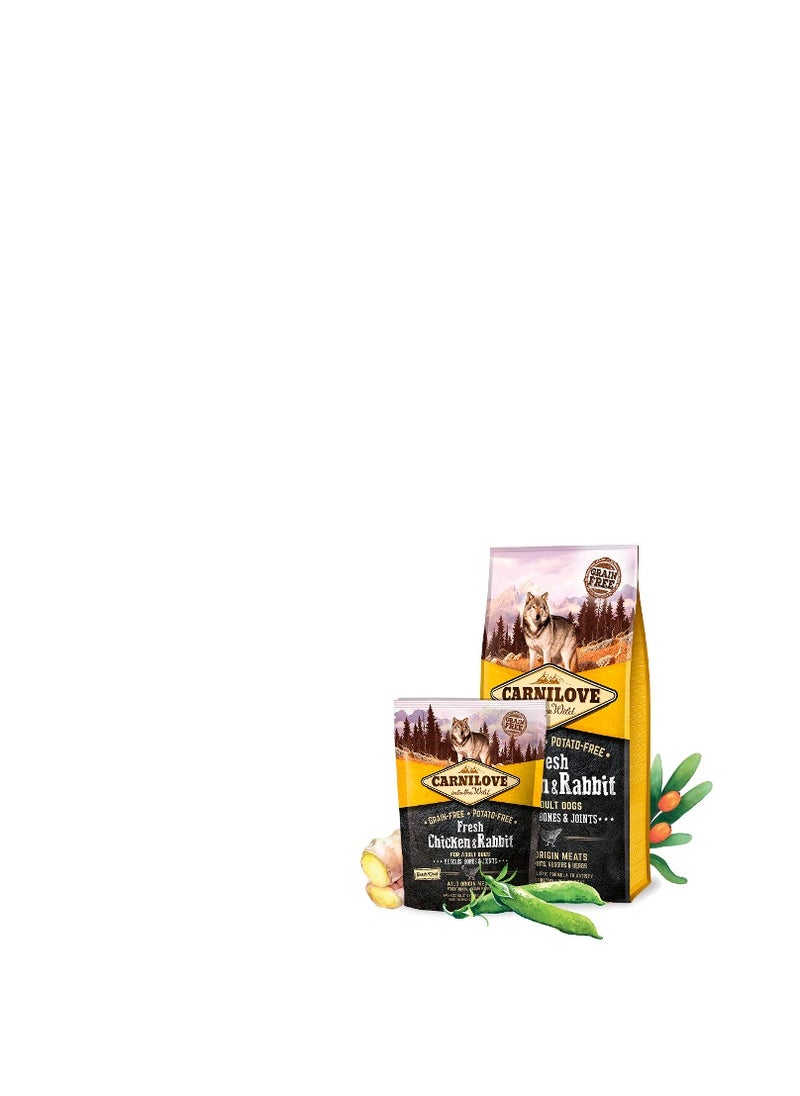 CARNILOVE Carnilove Fresh Chicken & Rabbit for Adult Dogs 1.5kg  - Image 2